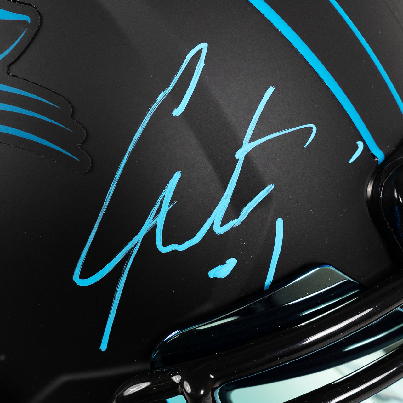 Cam Newton Signed Panthers Eclipse Full Size Authentic Helmet