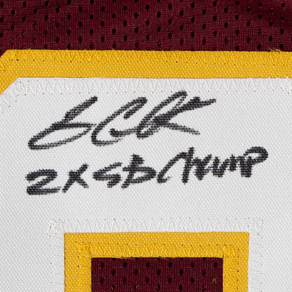 Multi Signed Superbowl 22 Inscribed Pro-Style Jersey