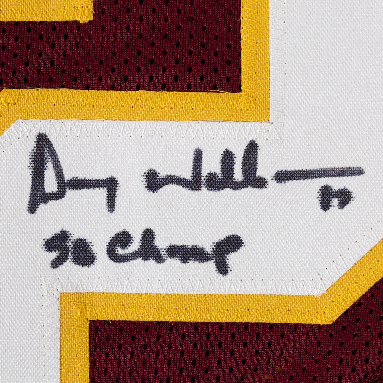 Multi Signed Superbowl 22 Inscribed Pro-Style Jersey