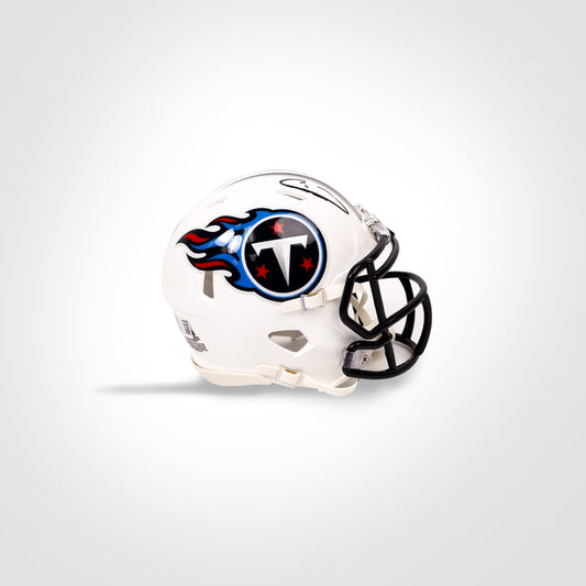 Calvin Ridley Signed Titans Throwback Speed Mini Helmet