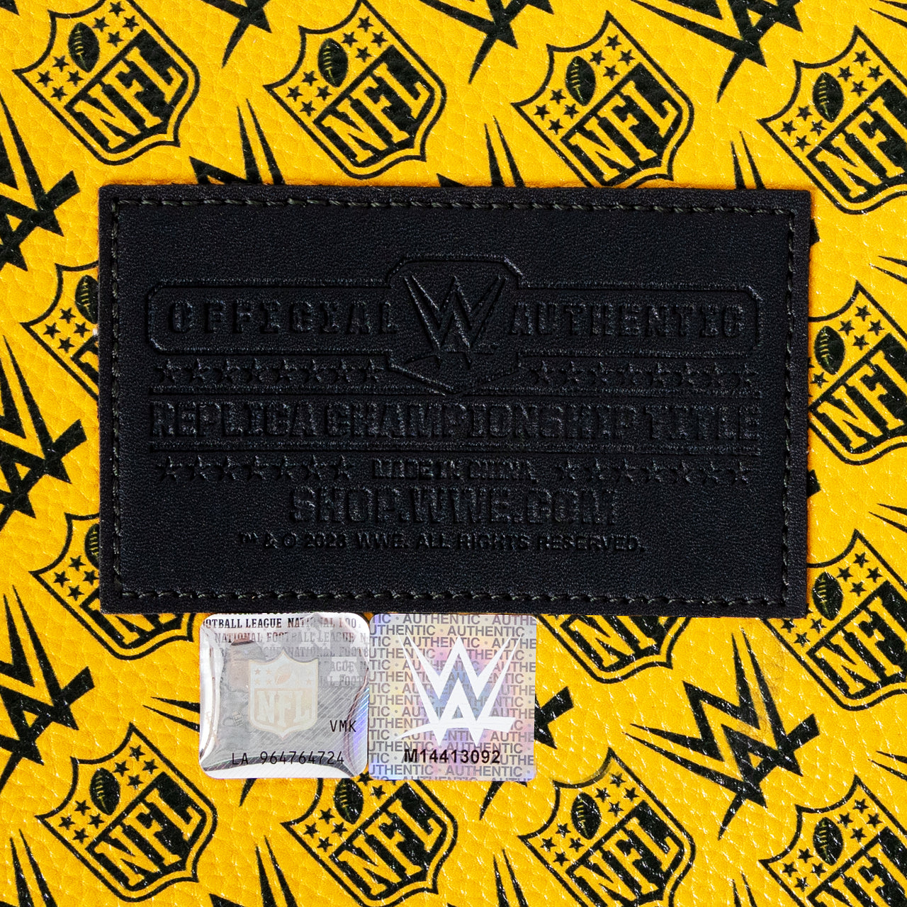 Charles Woodson Signed Packers WWE Belt