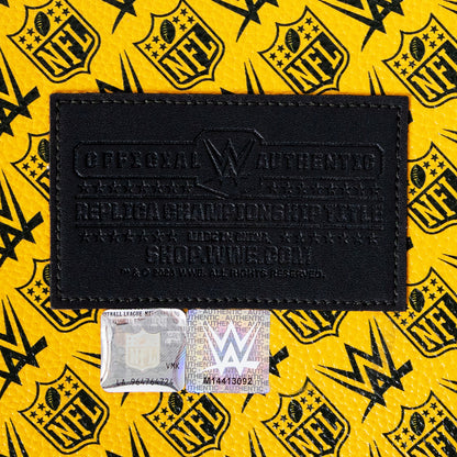 Charles Woodson Signed Packers WWE Belt