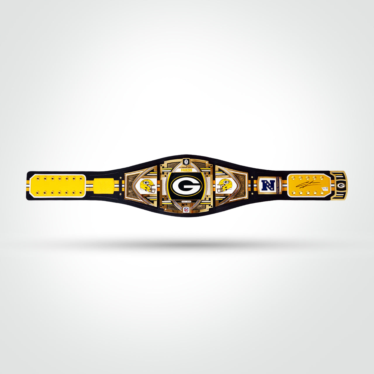 Charles Woodson Signed Packers WWE Belt