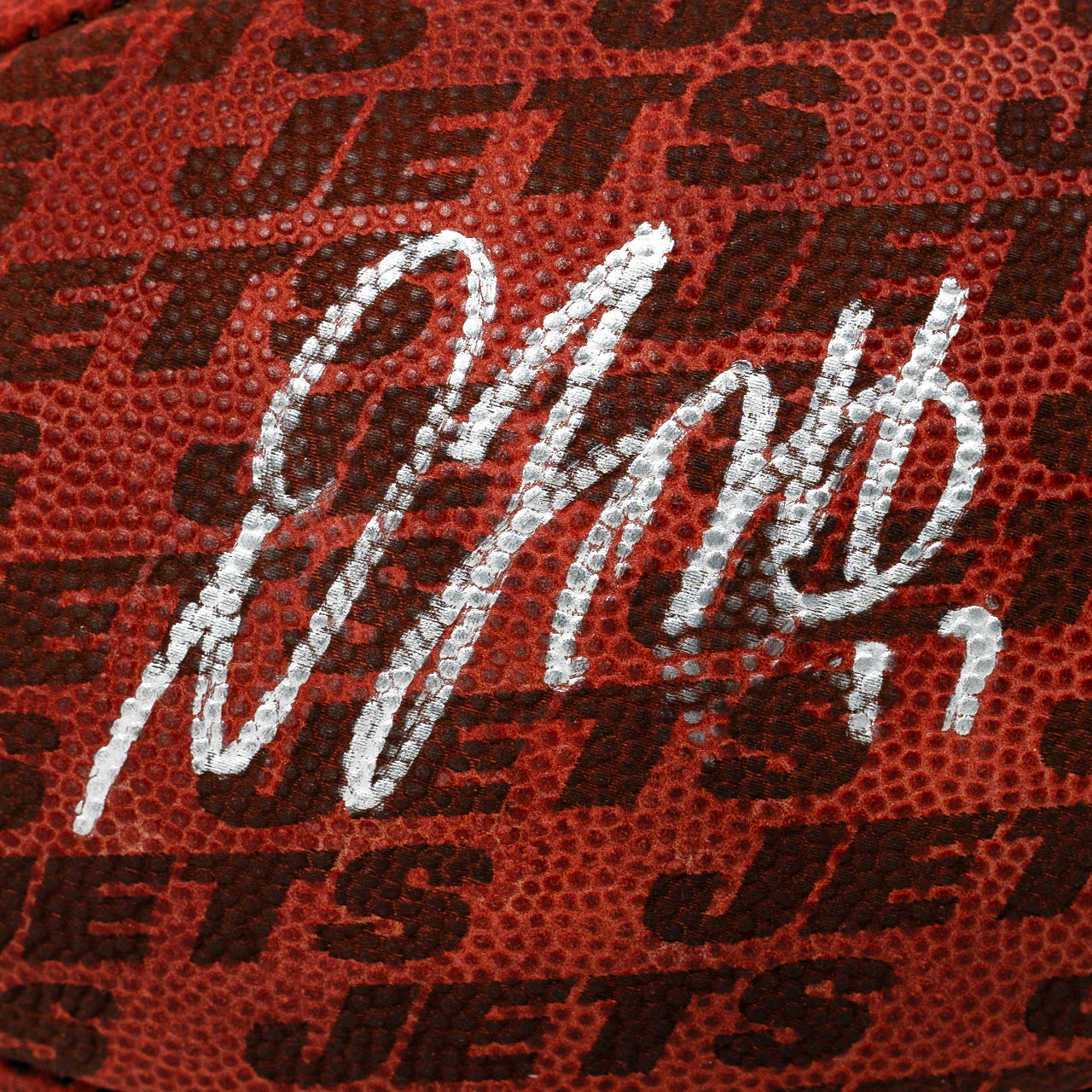 Davante Adams Signed Jets Authentic Duke Football - The Real Autograph