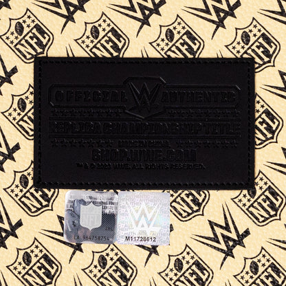 Drew Brees Signed Saints WWE Belt Inscribed "SB XLIV MVP"