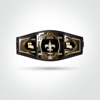 Drew Brees Signed Saints WWE Belt Inscribed "SB XLIV MVP"