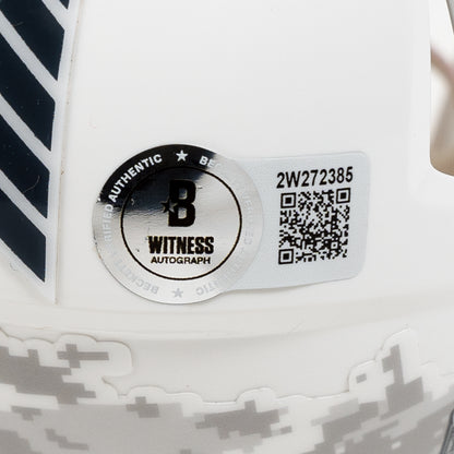 Drew Brees Signed Saints Salute to Service (STS) Mini Helmet - The Real Autograph