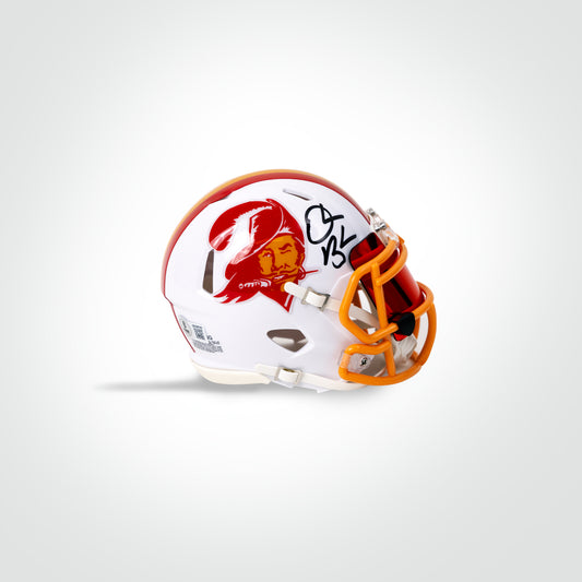Derrick Brooks Signed Buccaneers Throwback Speed Mini Helmet
