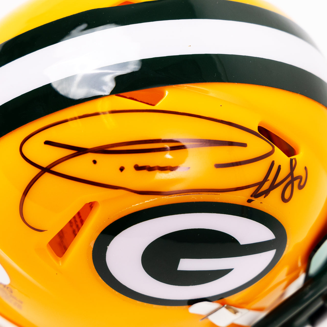 Donald Driver Signed Packers Speed Mini Helmet