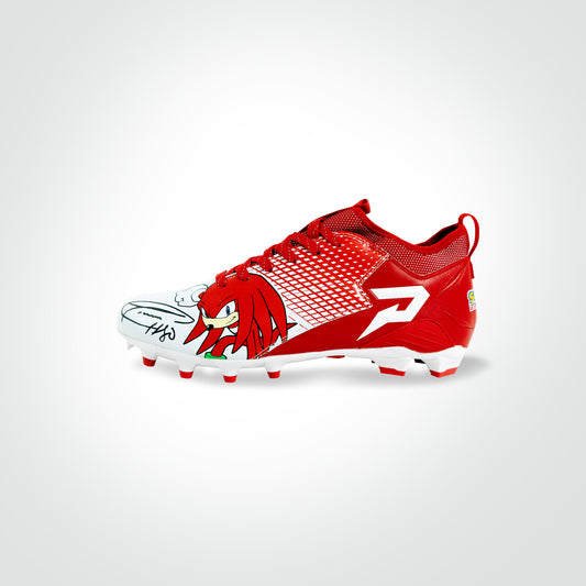 Donald Driver & Jordy Nelson Dual Signed Knuckles Phenom Cleat - The Real Autograph