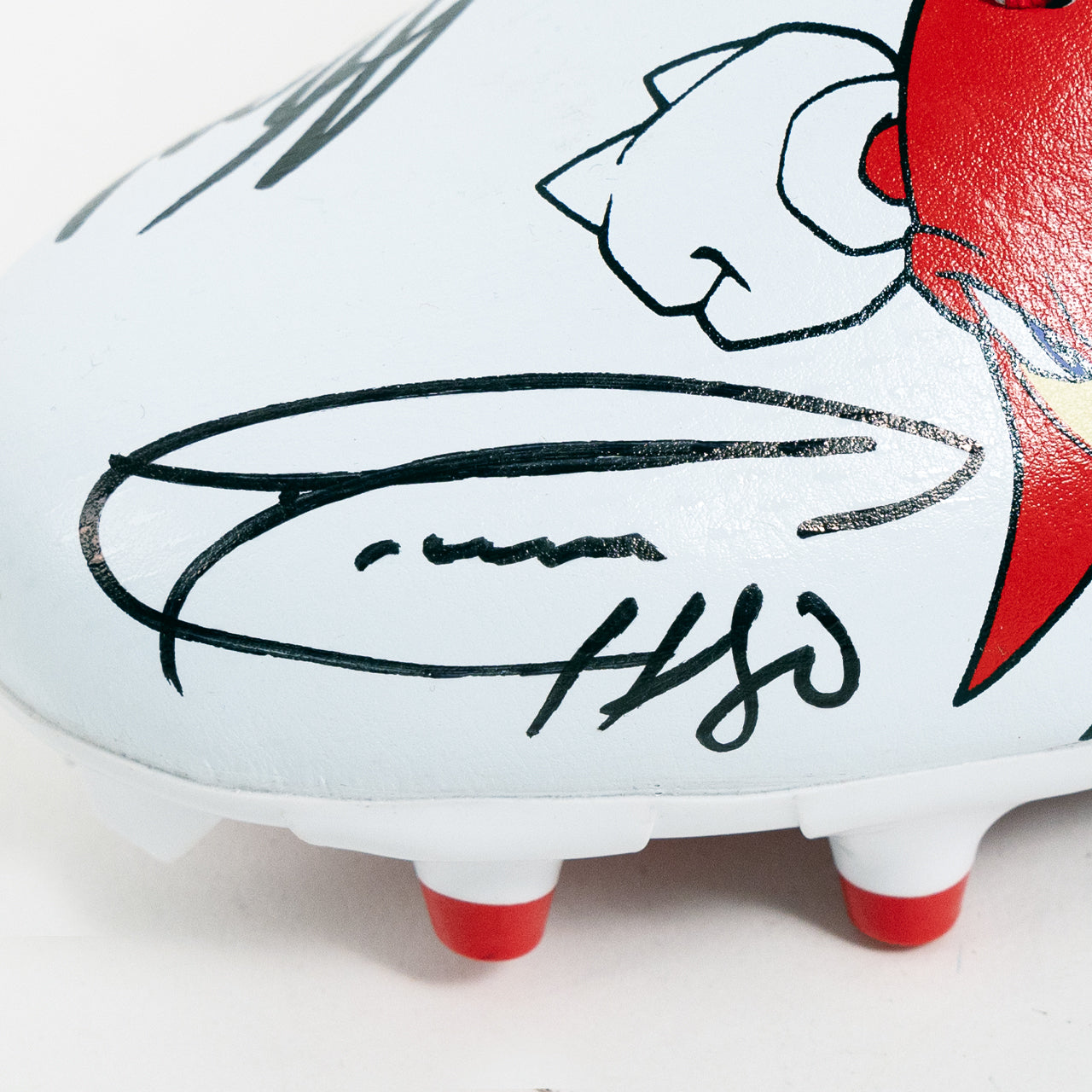 Donald Driver & Jordy Nelson Dual Signed Knuckles Phenom Cleat - The Real Autograph