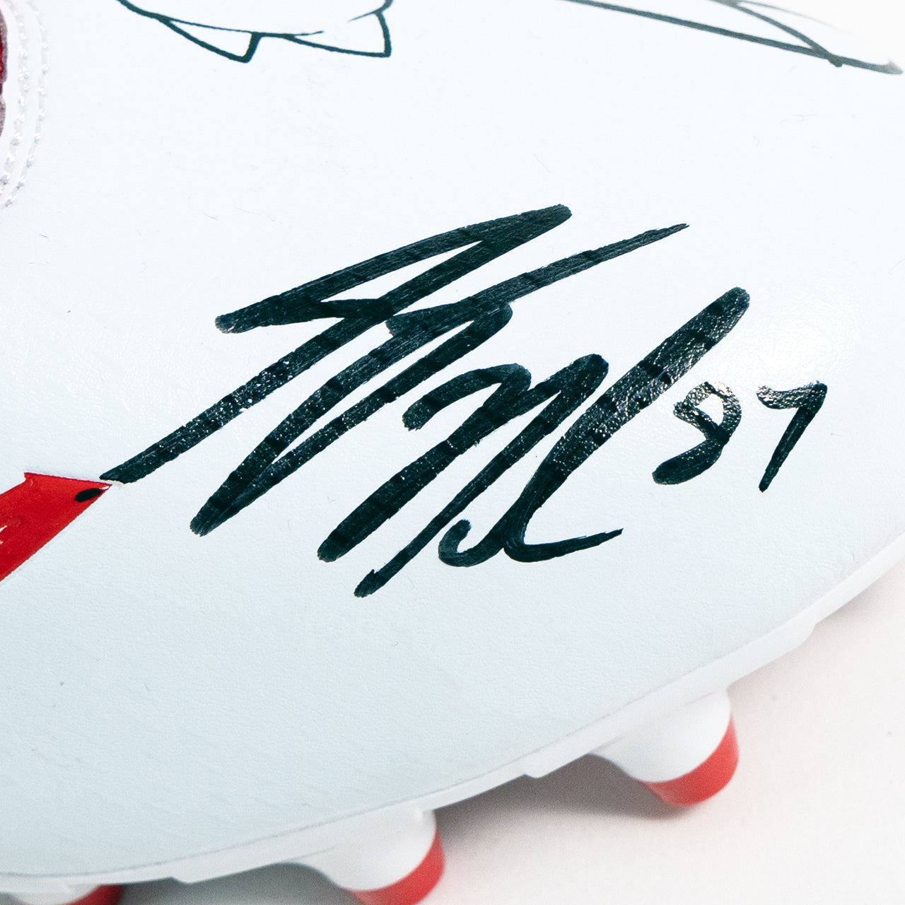 Donald Driver & Jordy Nelson Dual Signed Knuckles Phenom Cleat - The Real Autograph