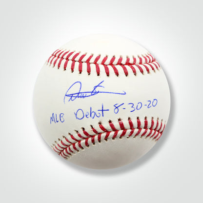 Deivi Garcia Signed Official Major League Baseball Inscibed "MLB Debut 8-30-20"