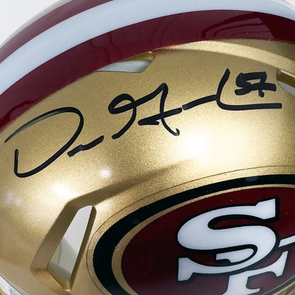 Dre Greenlaw Signed 49ers Speed Mini Helmet