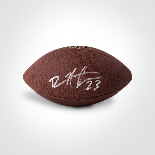 Devin Hester Signed Football