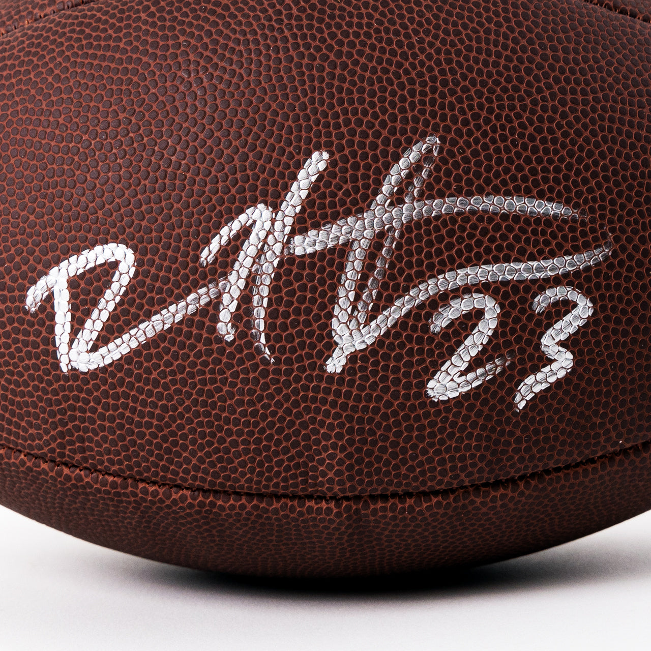 Devin Hester Signed Football