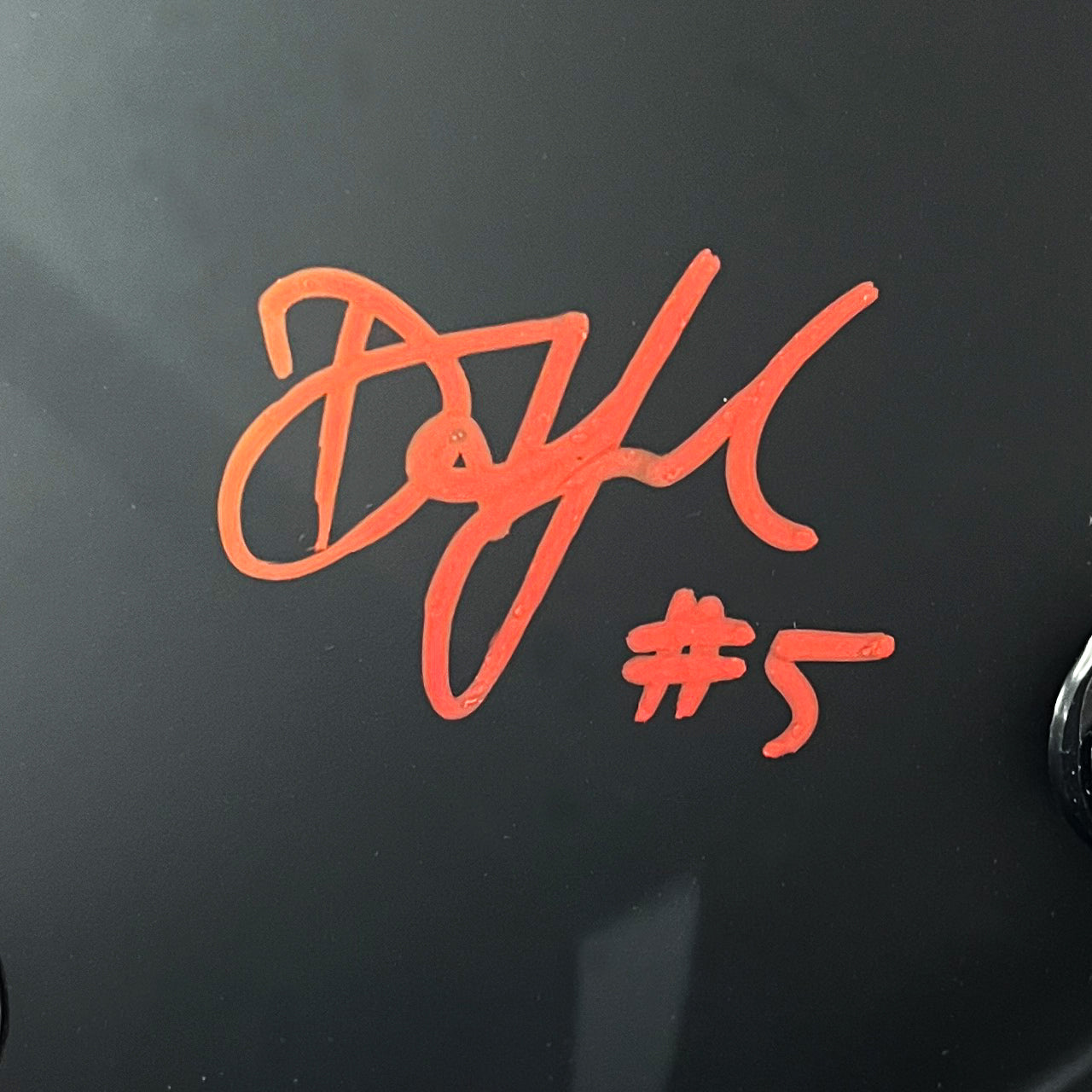 Drake London Signed Falcons Eclipse Full Size Authentic Helmet