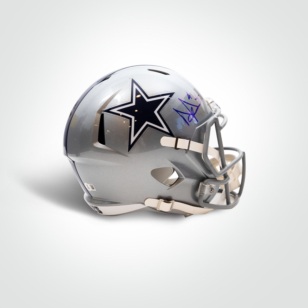 Dak Prescott Signed Cowboys Speed Full Size Replica Helmet