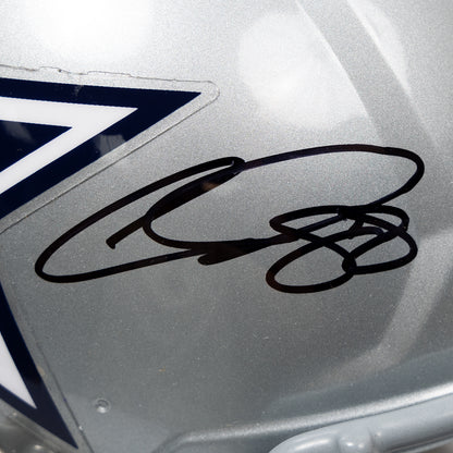 Dak Prescott & Ceedee Lamb Dual Signed Cowboys Speed Full Size Authentic Helmet