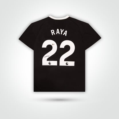 David Raya Signed Arsenal FC Jersey - The Real Autograph