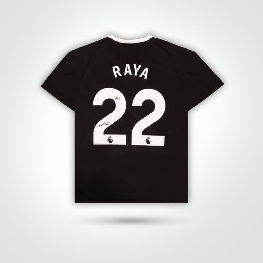 David Raya Signed Arsenal FC Jersey - The Real Autograph