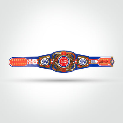 Dennis Rodman Signed Pistons WWE Belt Inscribed - The Real Autograph