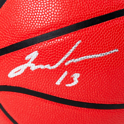 Dennis Rodman & James Wiseman Dual Signed Pistons City Edition Basketball