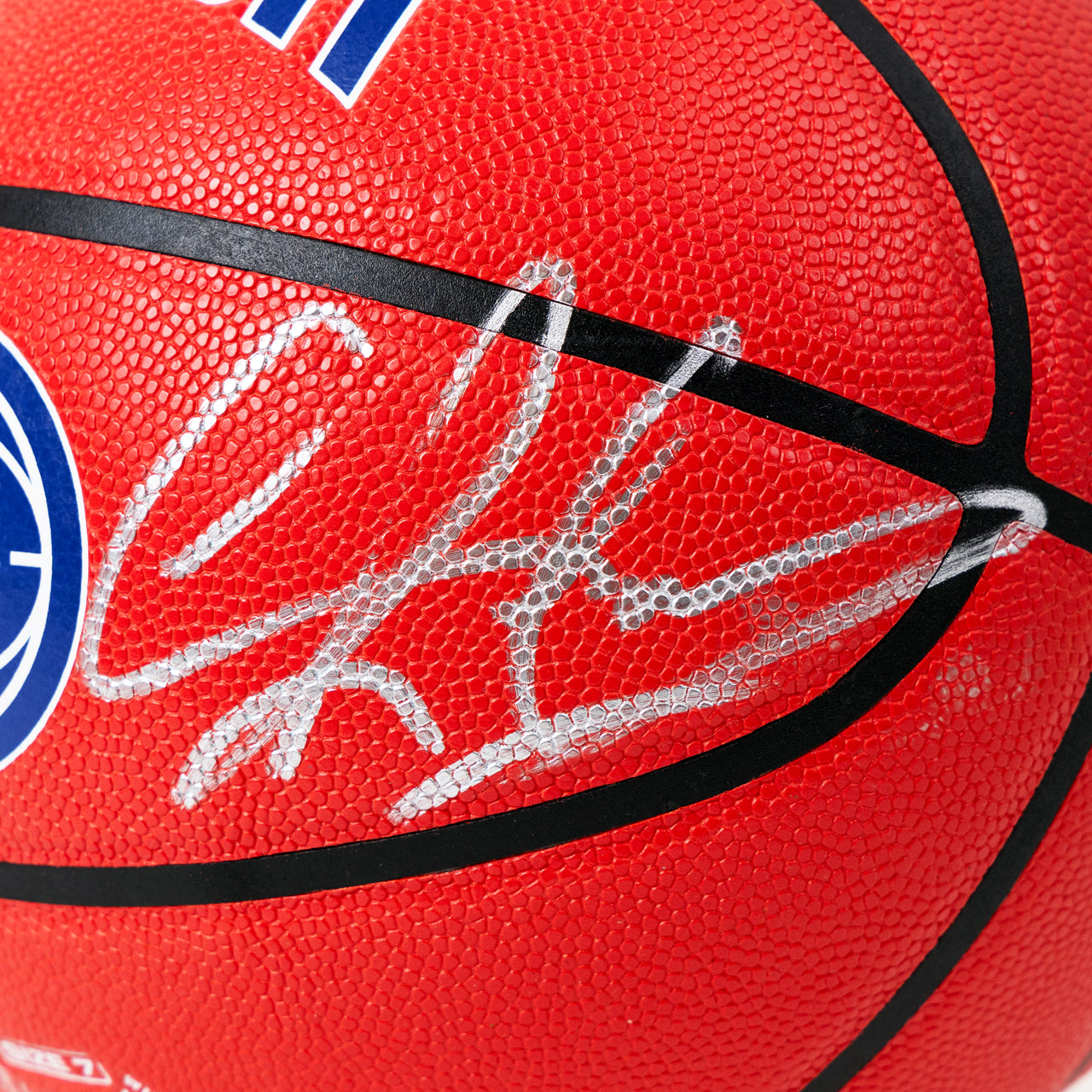 Dennis Rodman & James Wiseman Dual Signed Pistons City Edition Basketball