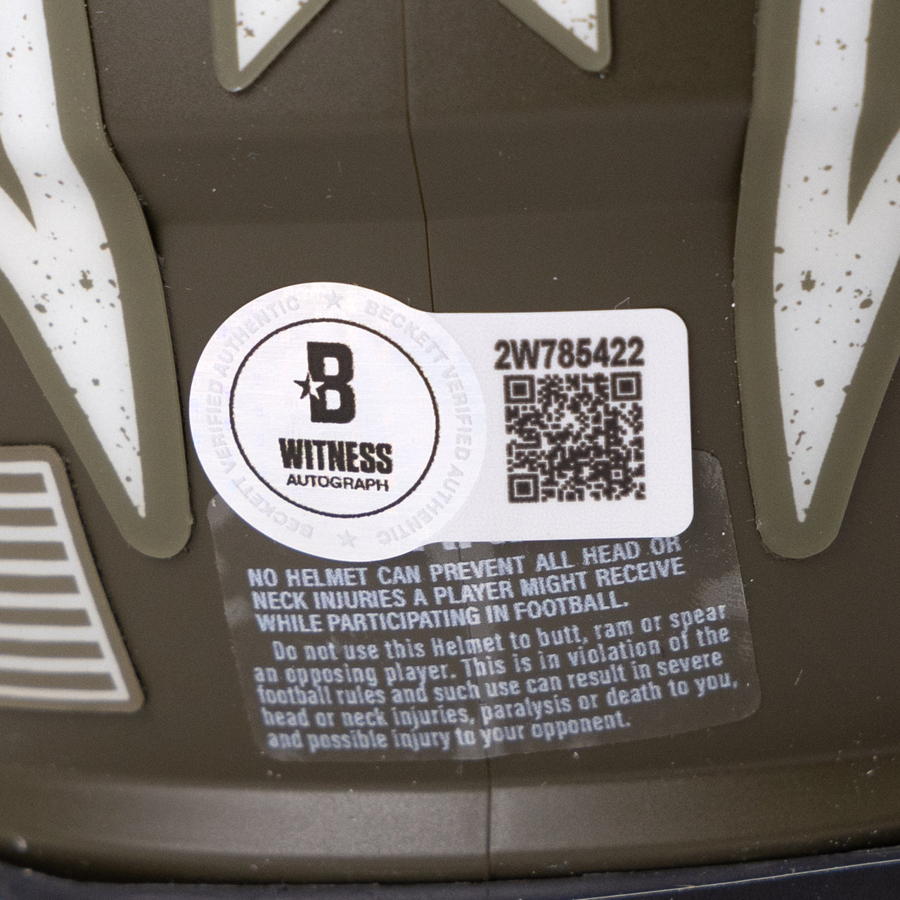 Darren Sproles Signed Chargers Salute to Service Mini Helmet Inscribed "Bolt Up"