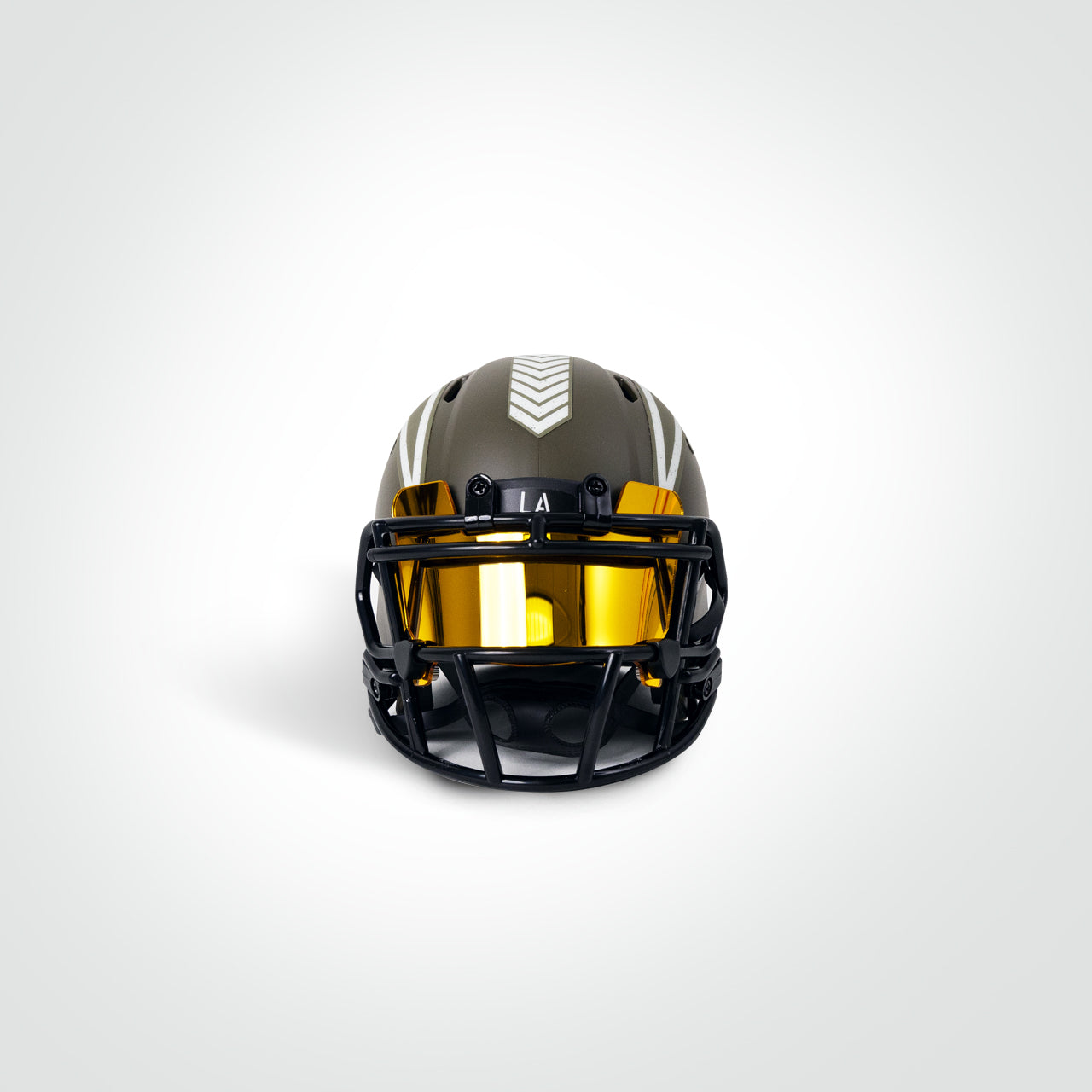 Darren Sproles Signed Chargers Salute to Service Mini Helmet Inscribed "Bolt Up"