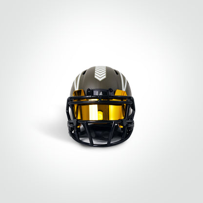 Darren Sproles Signed Chargers Salute to Service Mini Helmet Inscribed "Bolt Up"