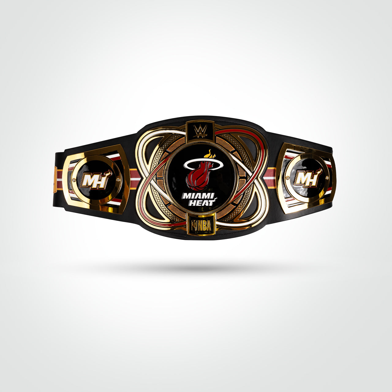 Dwyane Wade Signed Heat WWE Belt