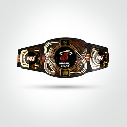 Dwyane Wade Signed Heat WWE Belt