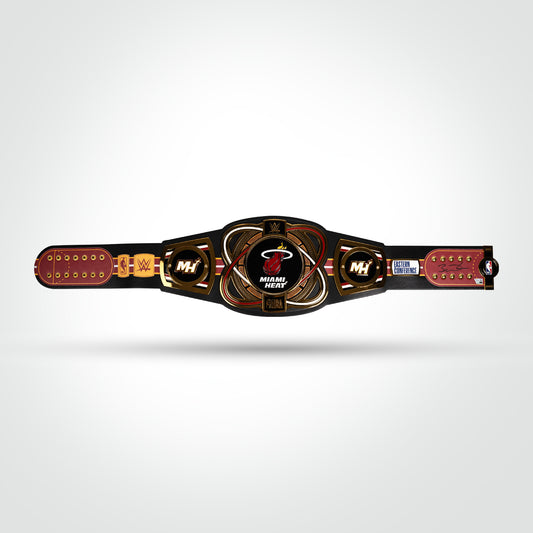 Dwyane Wade Signed Heat WWE Belt