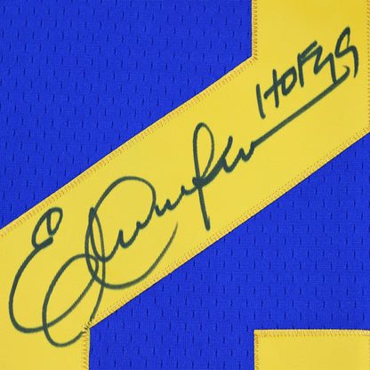 Eric Dickerson Signed Rams Mitchell & Ness Replica Jersey Inscribed "HoF 99"