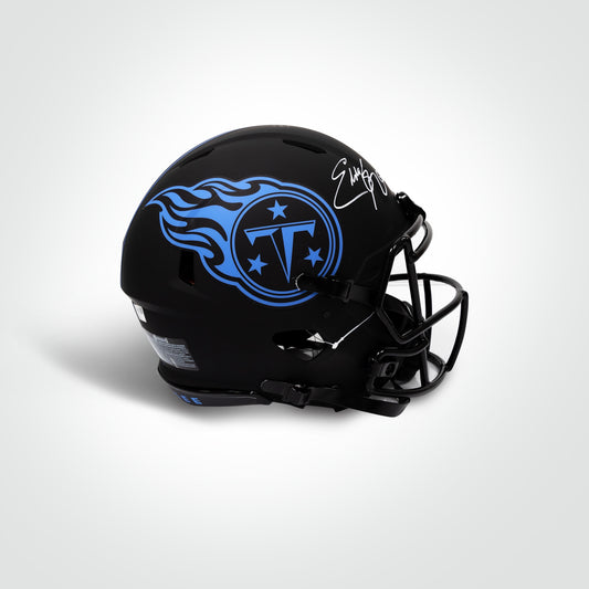 Eddie George Signed Titans Eclipse Full Size Authentic Helmet