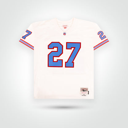 Eddie George Signed Oilers Mitchell & Ness Replica Jersey - The Real Autograph