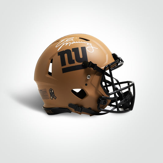 Eli Manning Signed Giants Salute to Service Full Size Authentic Helmet