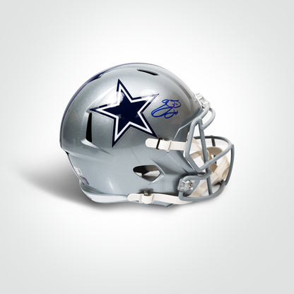 Emmitt Smith Signed Cowboys Speed Full Size Replica Helmet