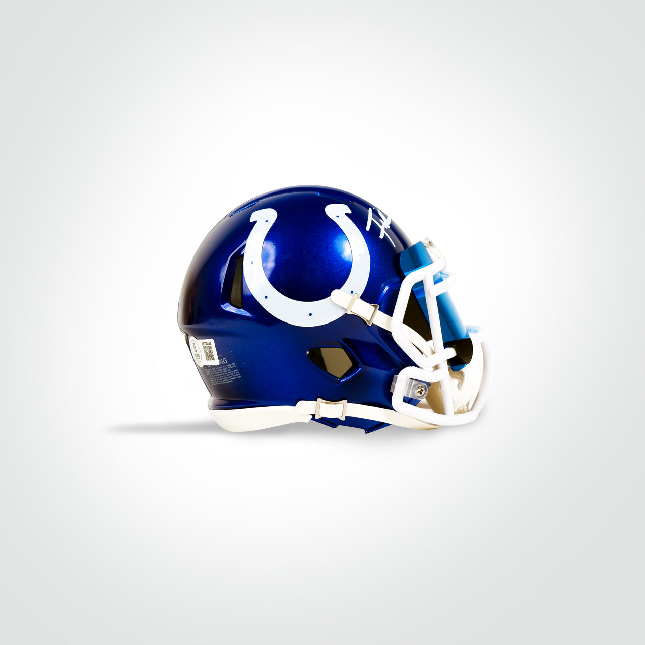 Frank Gore Signed Colts Flash Speed Mini Helmet