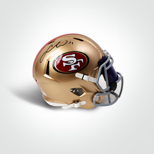 Fred Warner Signed 49ers Speed Full Size Replica Helmet
