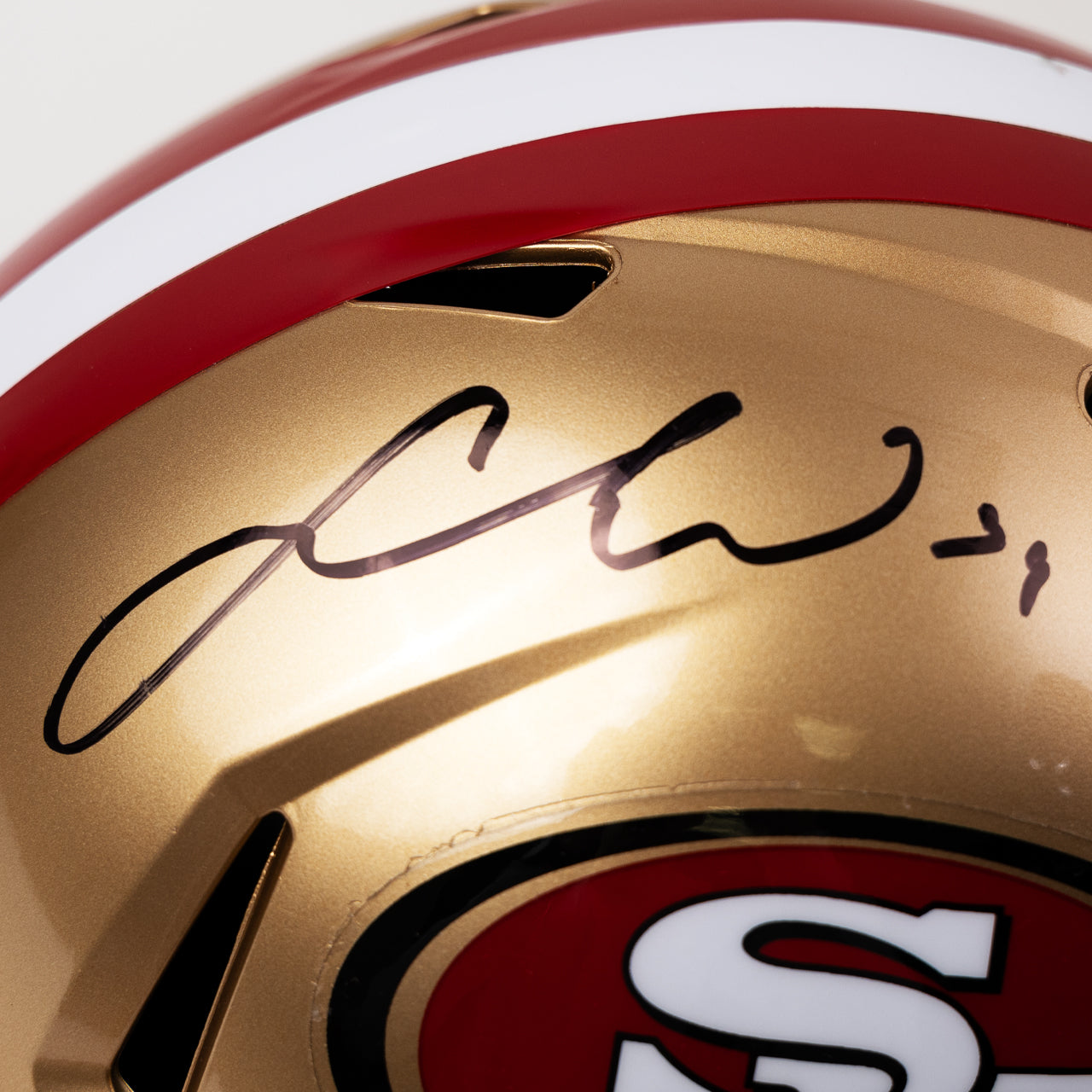 Fred Warner Signed 49ers Speed Full Size Replica Helmet