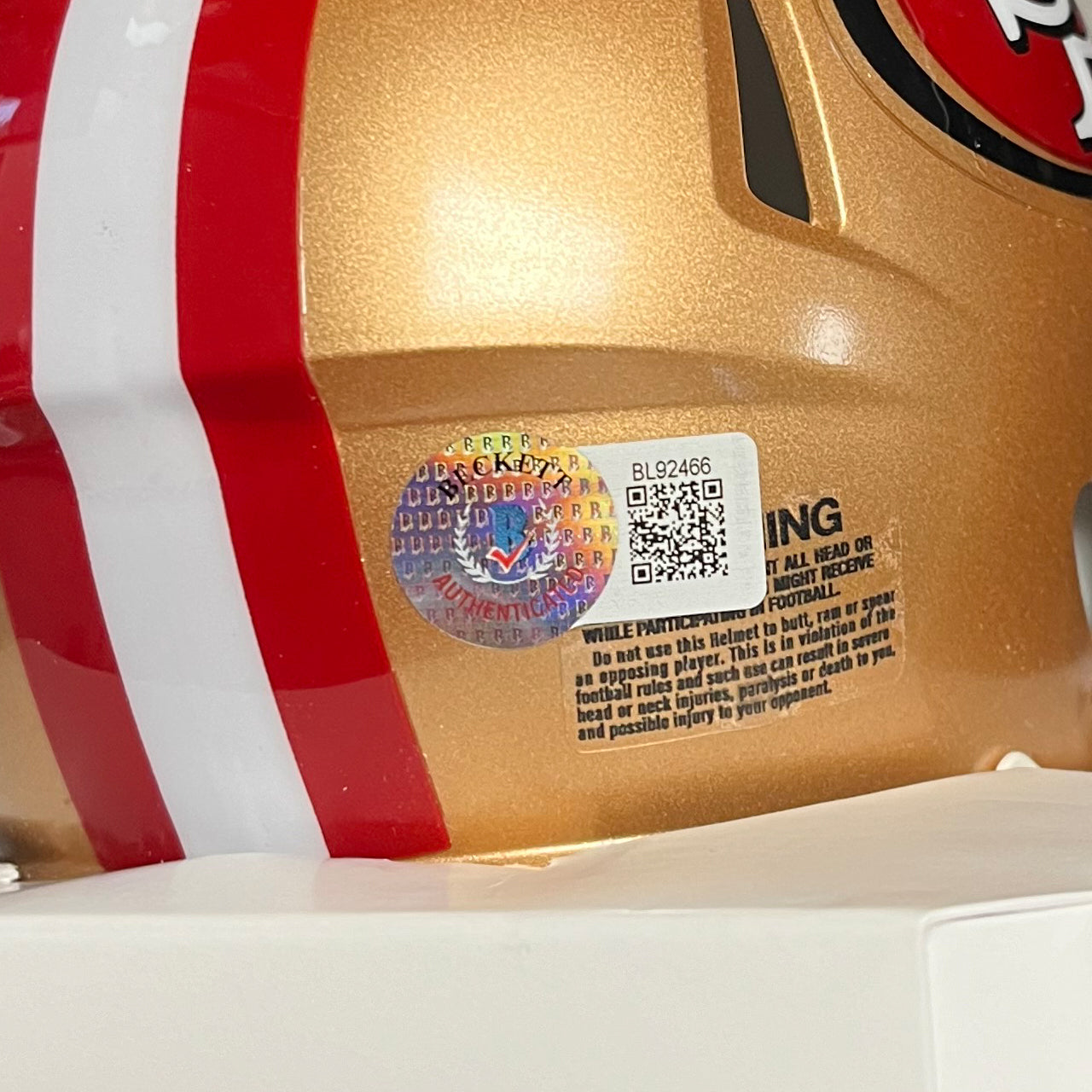 Fred Warner Signed 49ers Speed Mini Helmet