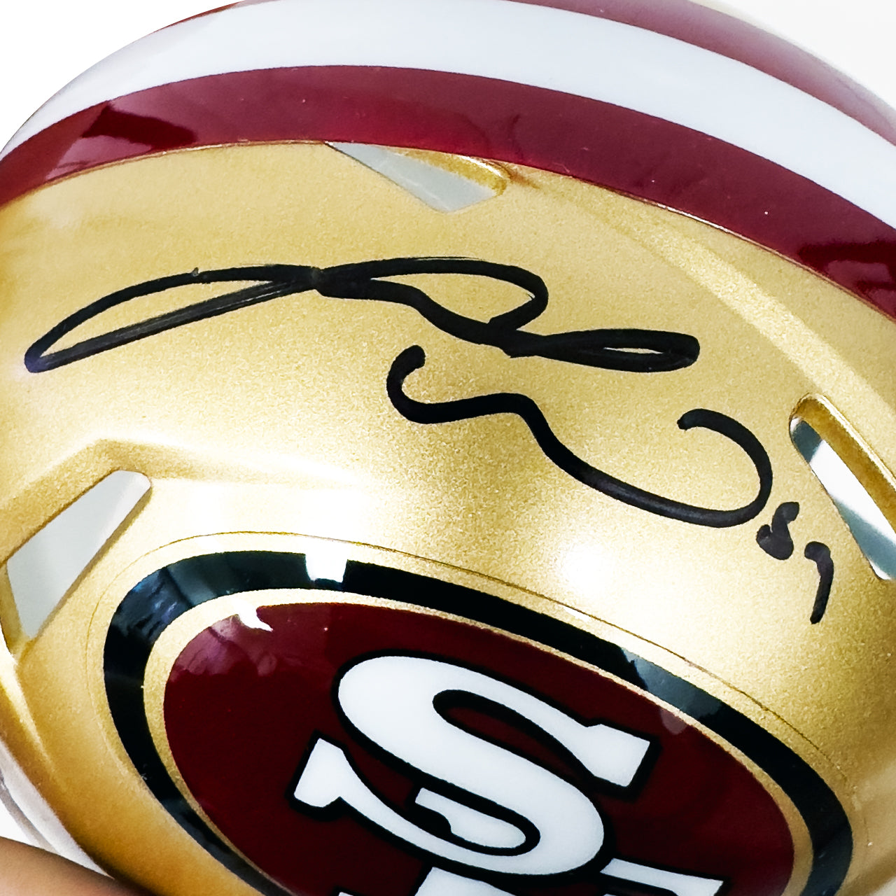 Fred Warner Signed 49ers Speed Mini Helmet