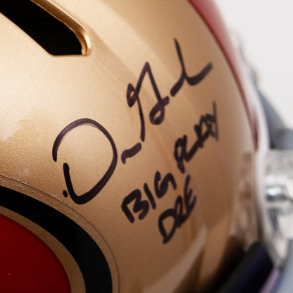 Fred Warner & Dre Greenlaw Dual Signed 49ers Speed Full Size Authentic Helmet Inscribed