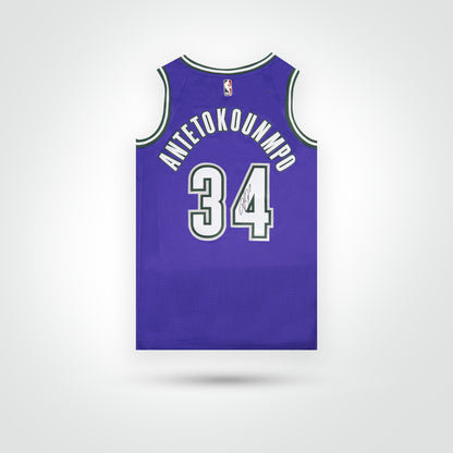 Giannis Antetokounmpo Signed Bucks Nike Jersey - The Real Autograph