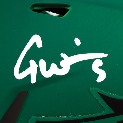 Garrett Wilson Signed Jets Rave Mini Helmet