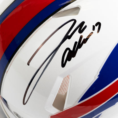 Josh Allen Signed Bills Full Size Speed Authentic Helmet