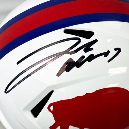 Josh Allen Signed Bills Throwback Speed Full Size Replica Helmet