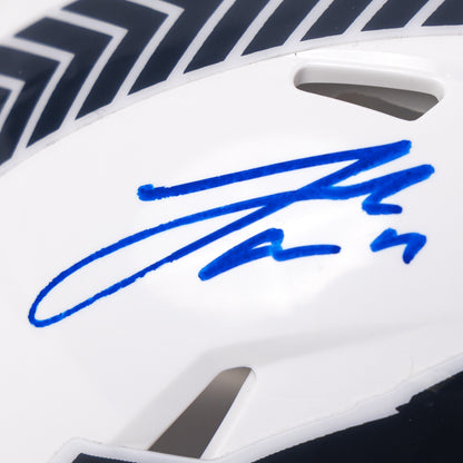 Josh Allen Signed Bills Salute to Service Mini Helmet